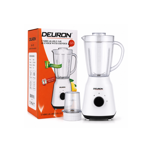 Deuron GL-121 Unbreakable Jar Blender 2-in-1