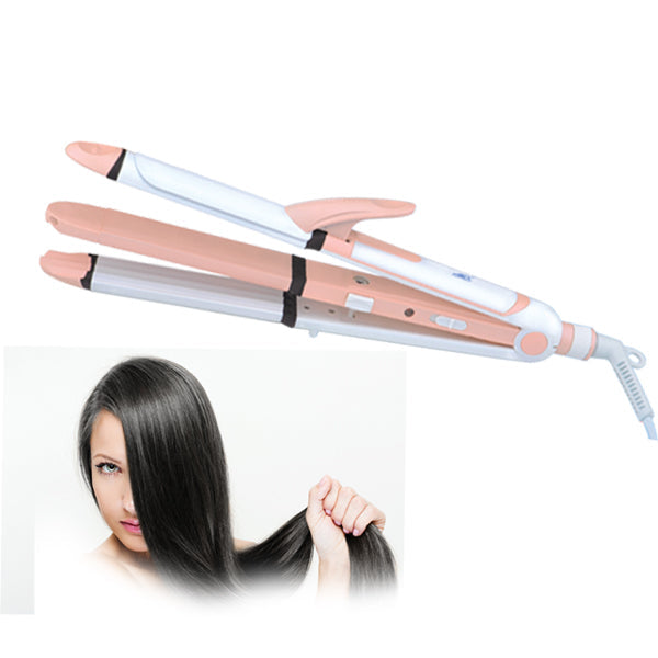 Anex AG-7038 Hair Straightener, Curler & Crimper (3-in-1)