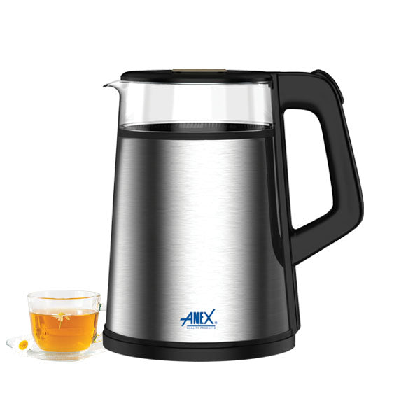 Anex AG-4066 1.5L Steel & Glass Electric Kettle