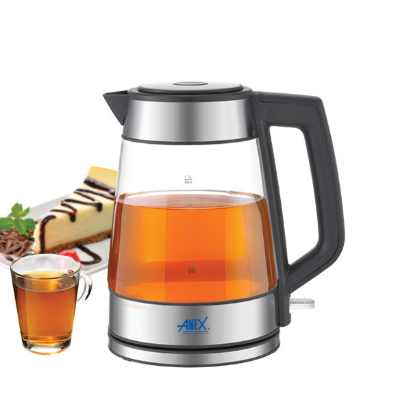 Anex AG-4070 1.7L Stainless Steel Electric Kettle with Concealed Heating Element