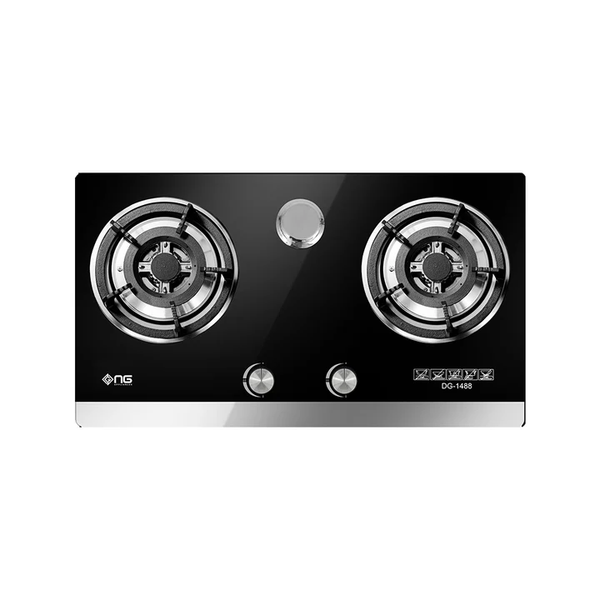 NasGas DG-GN2 2 Burner Built-in Gas Hob with Tempered Glass Top