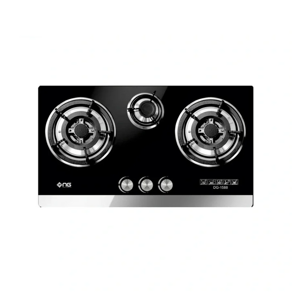NasGas DG-GN3 3 Burner Built-in Gas Hob with Glass Top