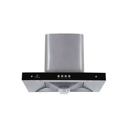 NasGas KHD-265 60cm Glass Kitchen Hood with Auto Clean & Motion Sensor