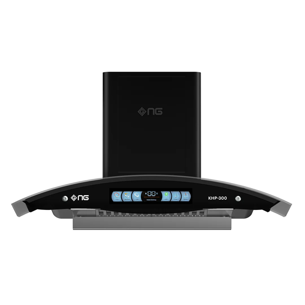 NasGas KHD-300  90cm Smart Voice-Control Glass Kitchen Hood with Auto Clean & Motion Sensor