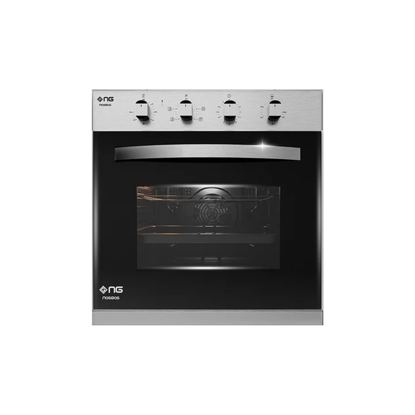 NasGas NG-551 65L Dual Fuel Stainless Steel Built-in Oven with Convection Fan & Auto Ignition