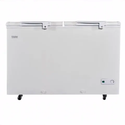 Haier HDF-385 I 13.60 CFT Inverter Double Door Deep Freezer – Twin Cabinet